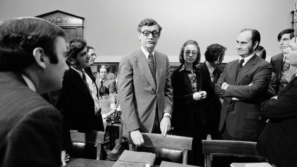 Hillary Rodham as a member of the House Judiciary Committee's Watergate staff. (CNN)